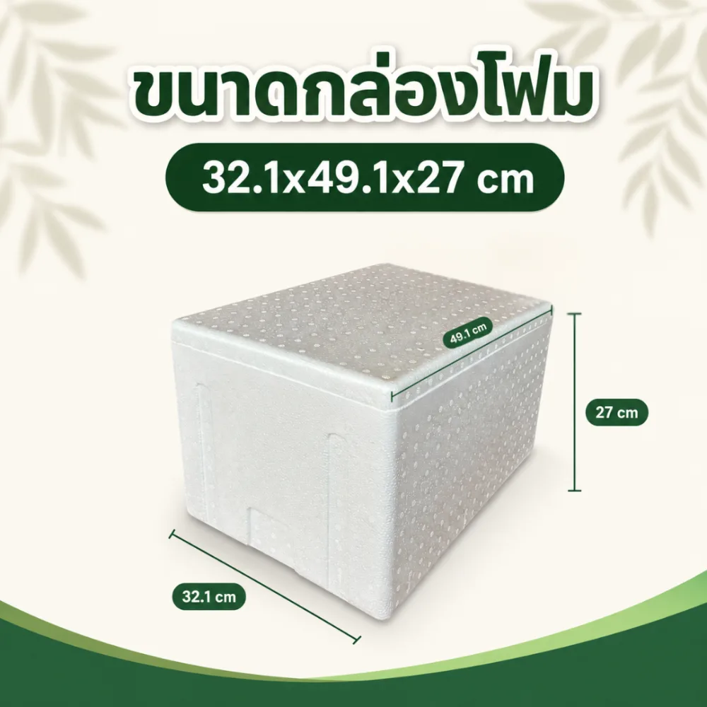 กล่องโฟม 9 กิโลกรัม รูปที่ 2